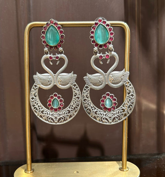 Hamsika Chandbalis (Turquoise)