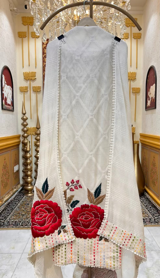 Vihana Zari Sequin Chanderi Suit