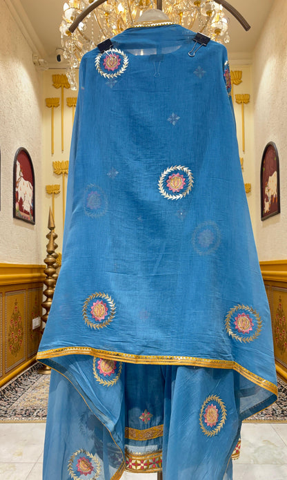 Aaradhya Zari Chanderi Suit