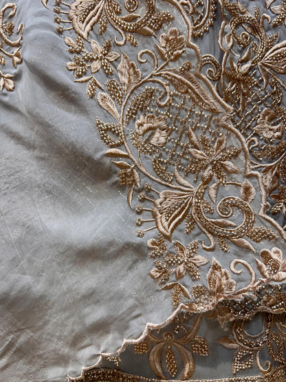 Mehzaar Handcrafted Organza Suit