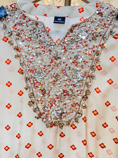 Elvia Printed Crêpe Co-ord Set