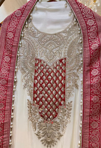 Zehryn Dori Patch Silk Suit