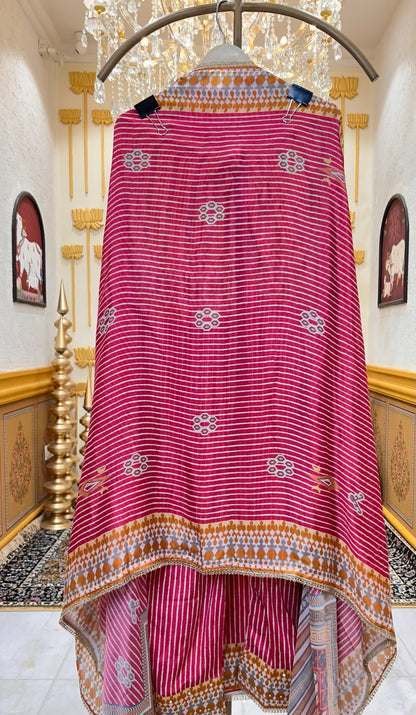 Zarmina Gota Pearl Suit (Rust)