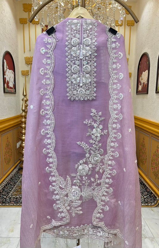 Elzara Crush Tissue Suit (Lavender)