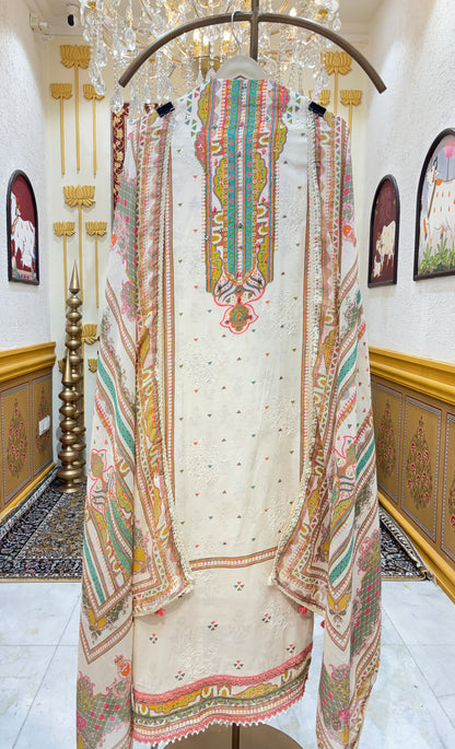 Aafreen Sequin Cotton Suit