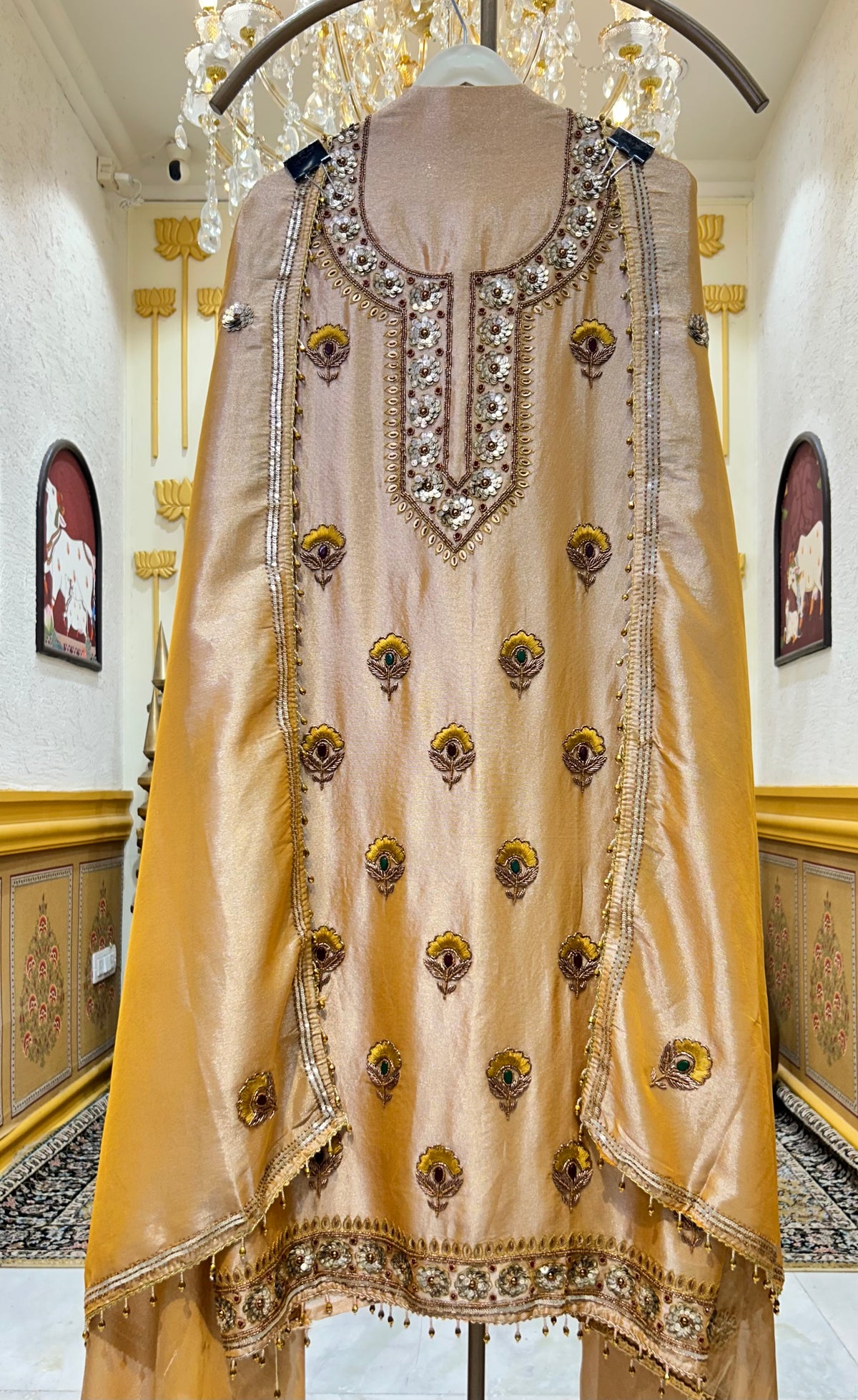 Ruhzaina Organza Suit