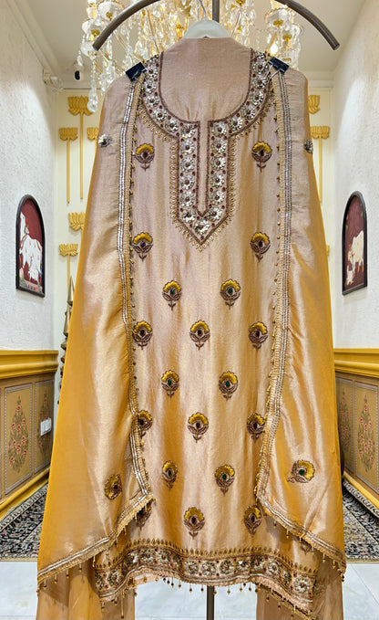 Ruhzaina Organza Suit