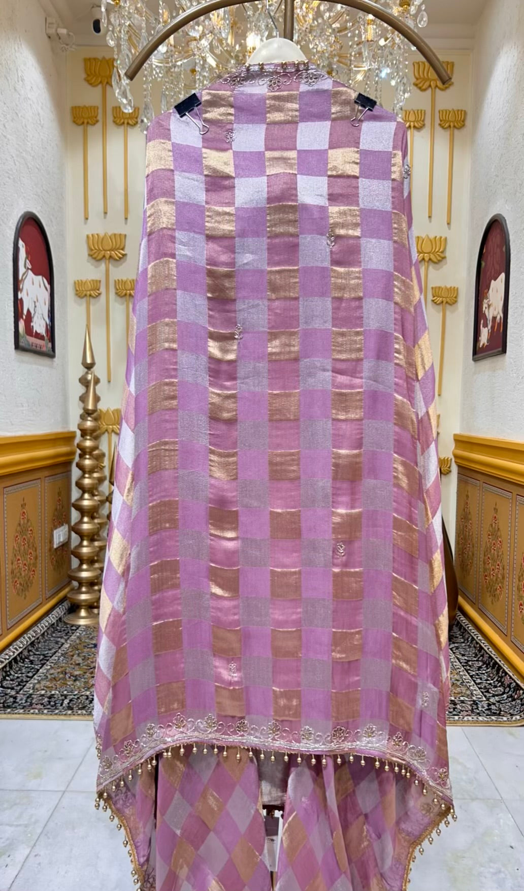 Ayleen Shimmer Noor Suit (Pink)
