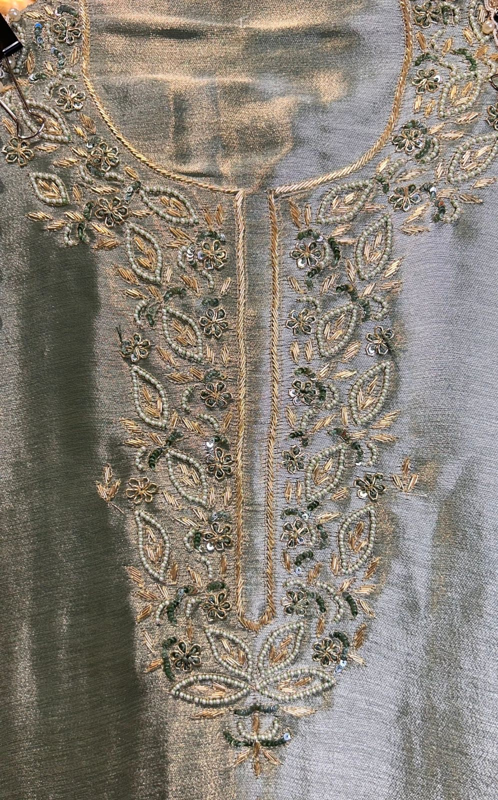 Aabroo-e-Zar (Powder Green)