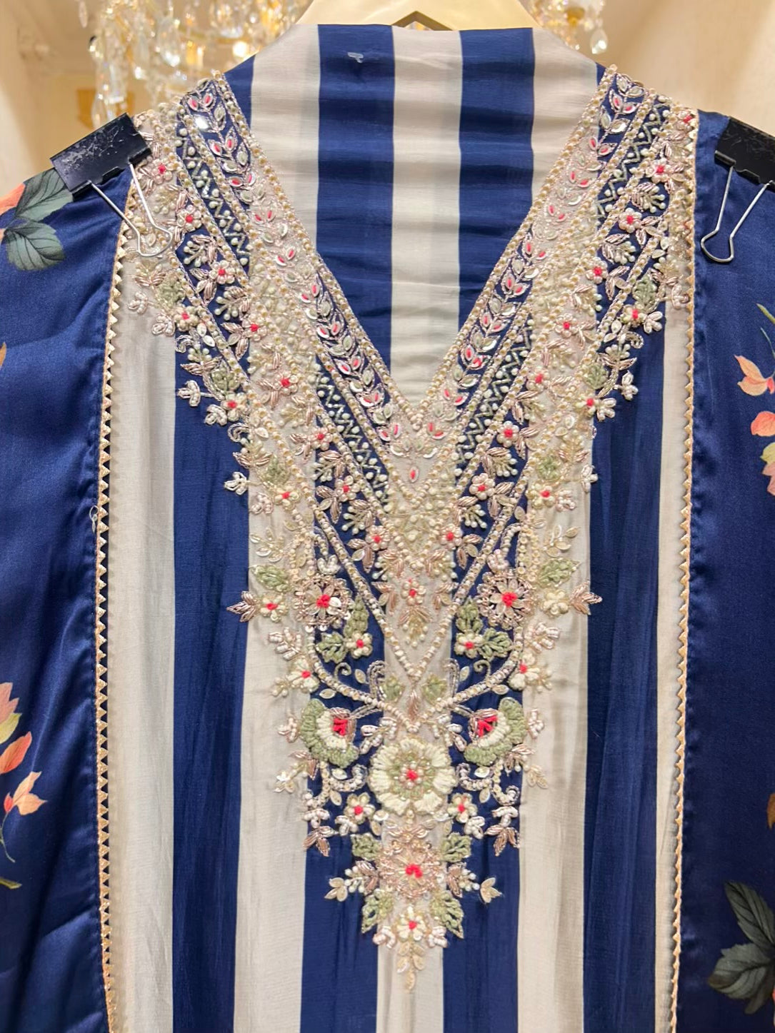 Mehruza Satin Noor Suit (Blue)