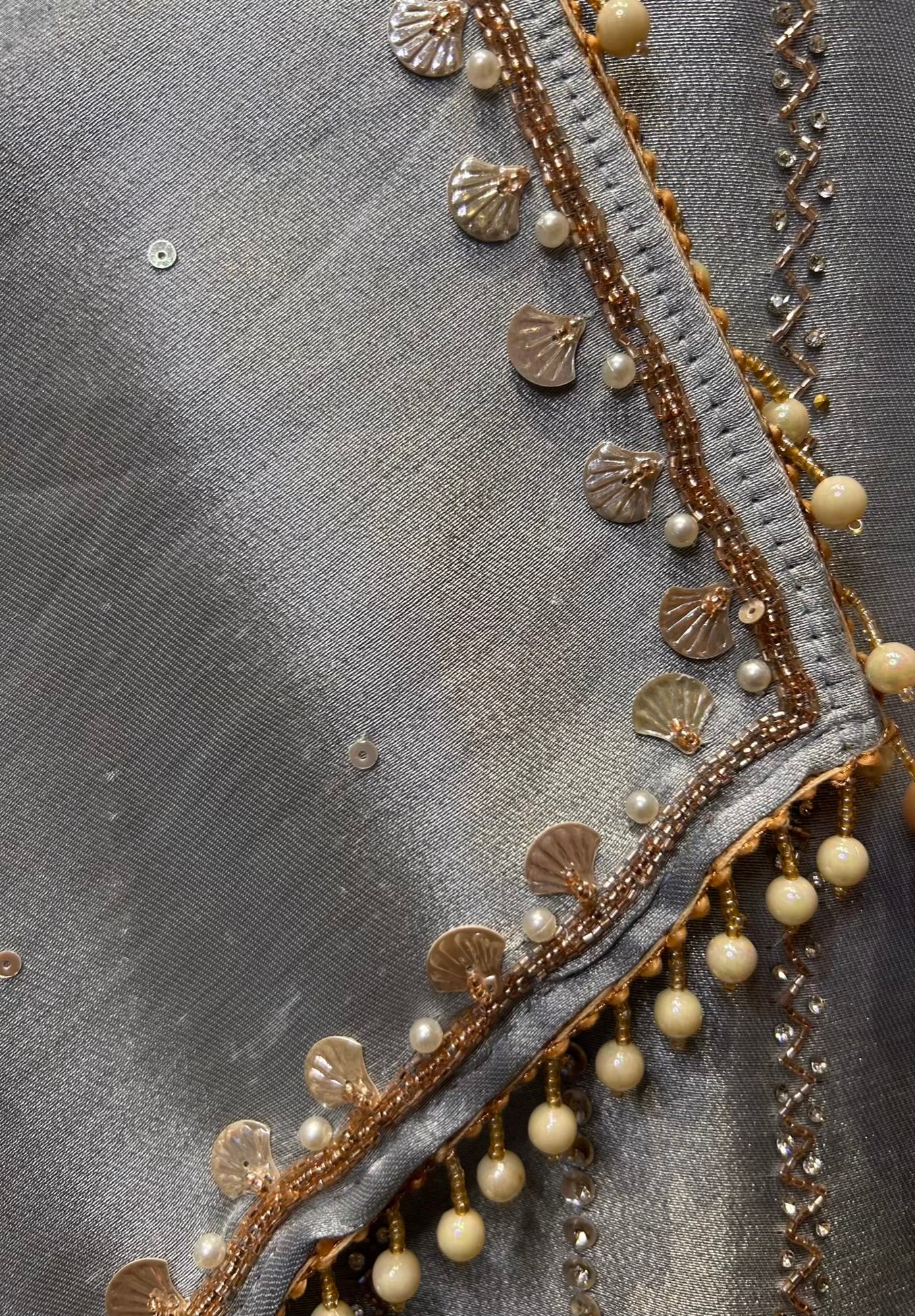 Ruhmehar Organza Suit (Blue)