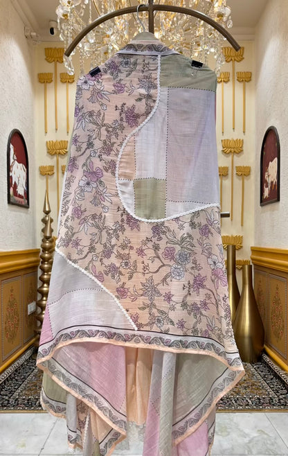 Cyrra Lace Print Suit