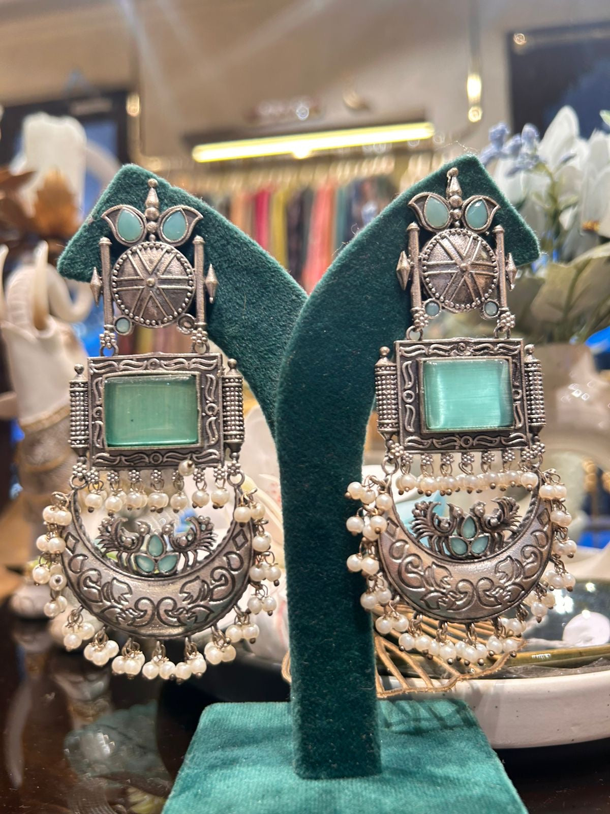 Aarash Earrings (Turquoise)
