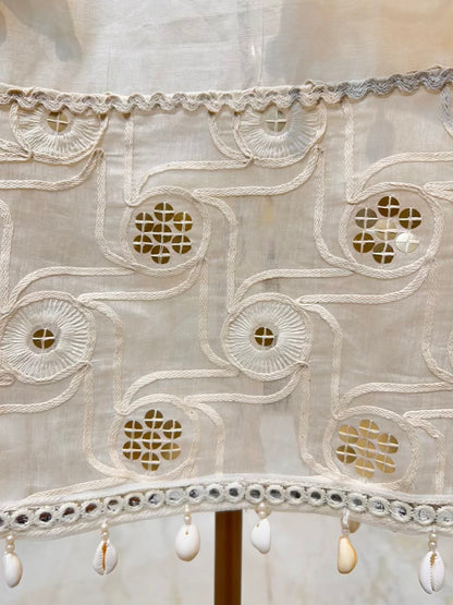 Zehra Dori Sequin Chanderi Suit