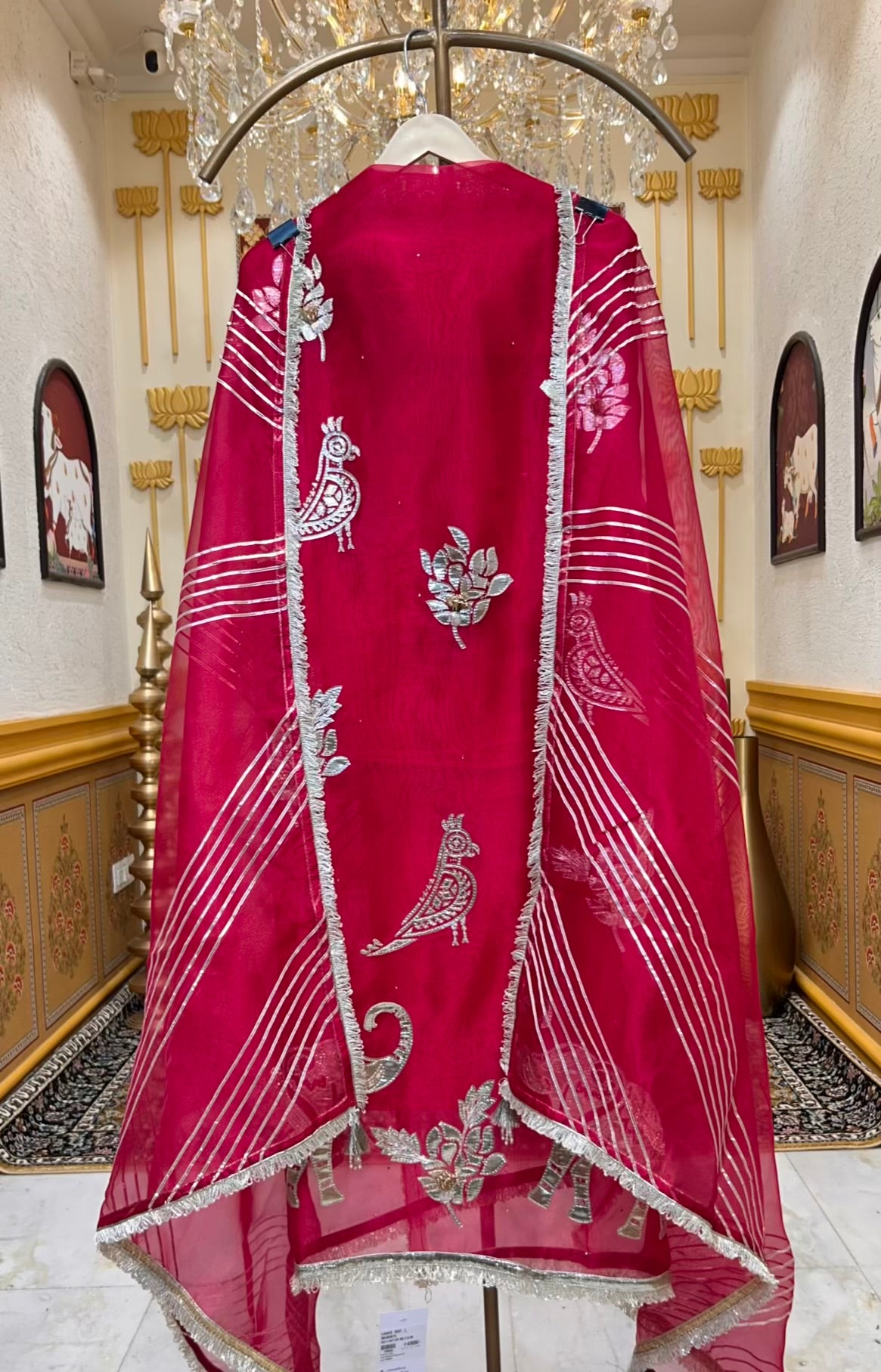 Arezza Leather Work Suit (Magenta 1)