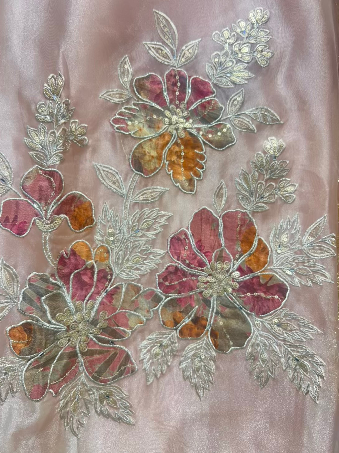 Zehraah Kinari Bloom Suit (Pink)