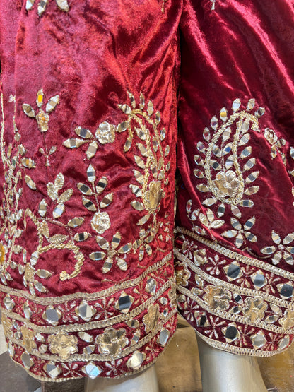 Samaara Velvet Farshi Suit