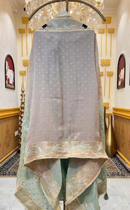 Kridha Sheesha Gota Organza Suit