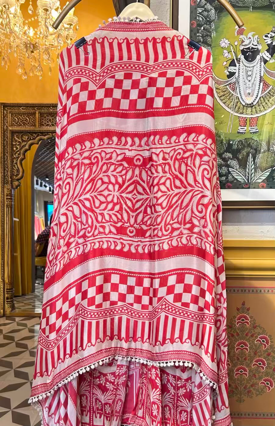 Sajawat Crêpe Suit (Pink)