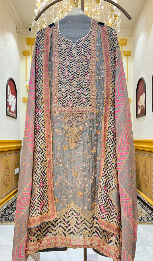 Eshvarya Mul Chanderi Suit