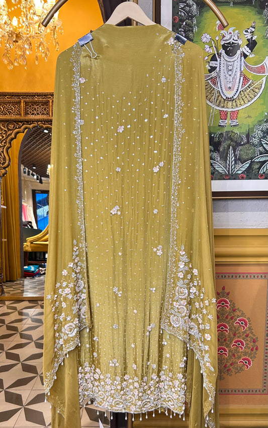 Nurelle Organza Suit (Yellow)