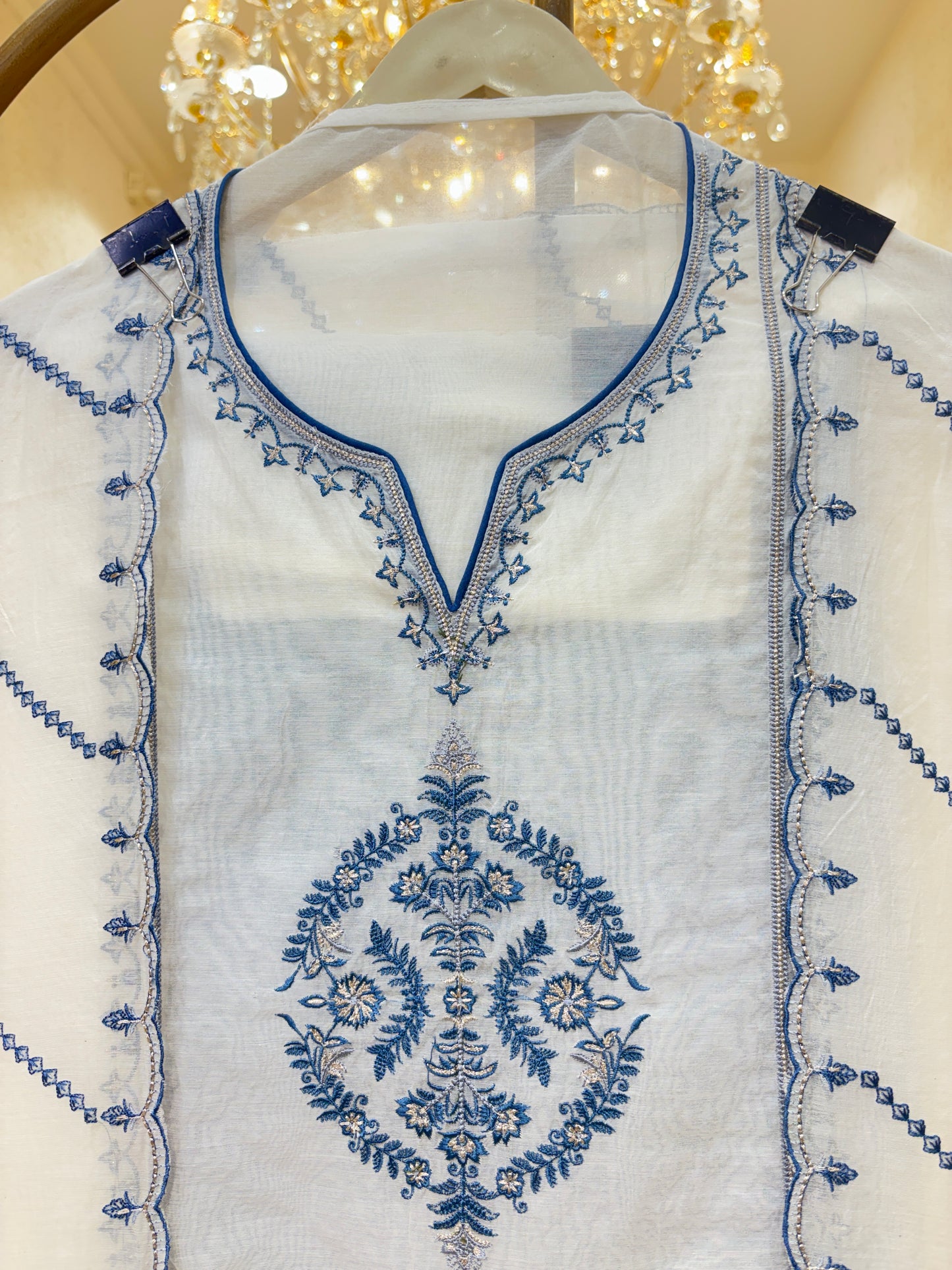 Mehraya Zari Chanderi Suit