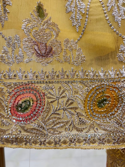 Sahiba Chiffon Grace Suit (Yellow)