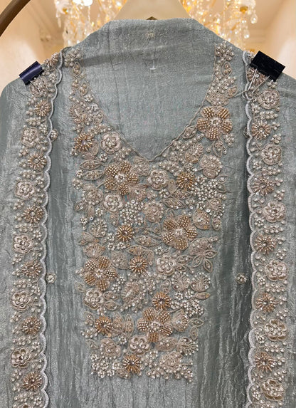 Eshira Handwork Suit (Green)