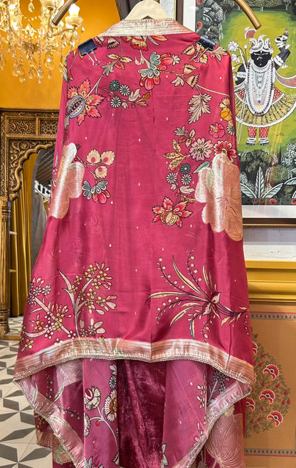 Ridwaan-é-Velvet Suit (Pink)