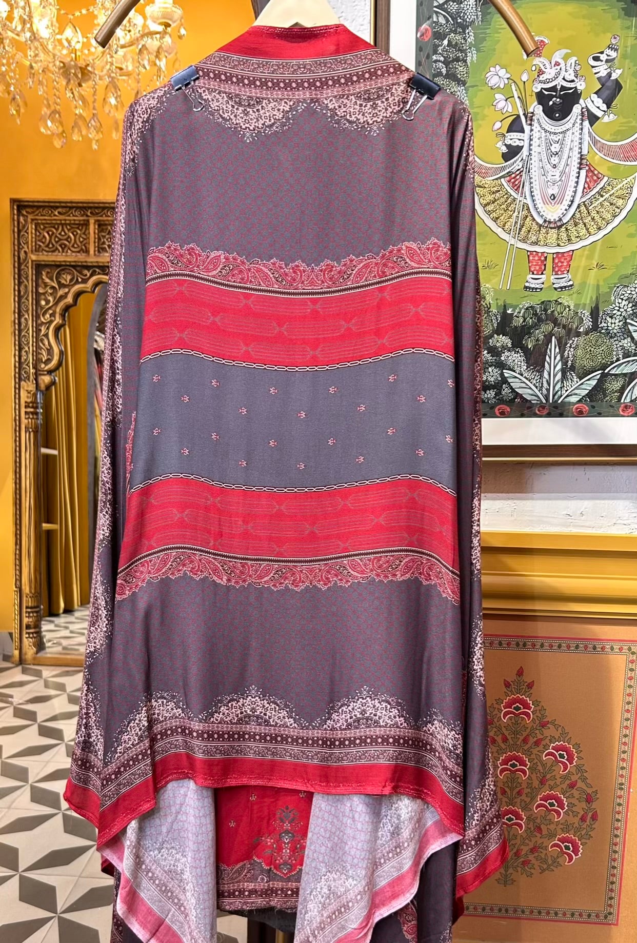 Rimzara Kashmiri Suit (Red)