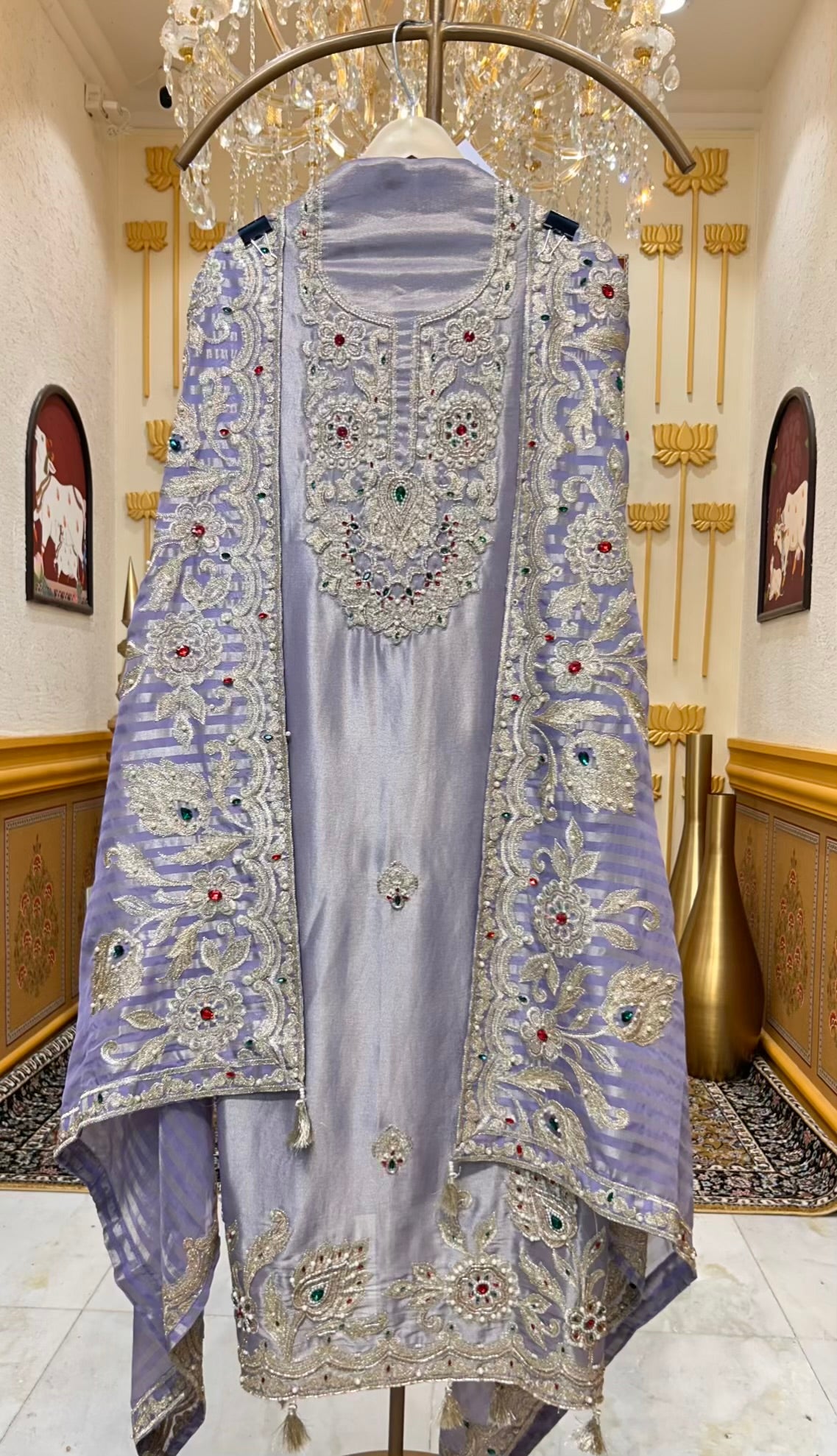Afsheen Lumière Suit (Lavender)