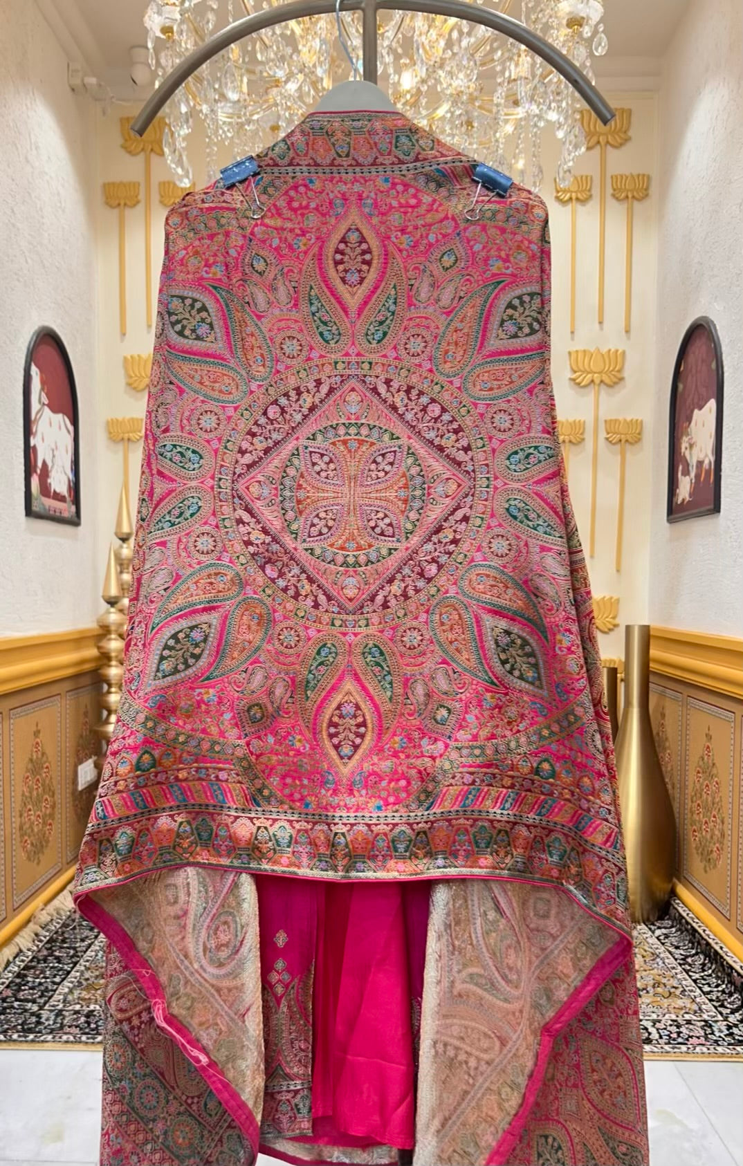 Mahzaira Banarasi Suit (Magenta)