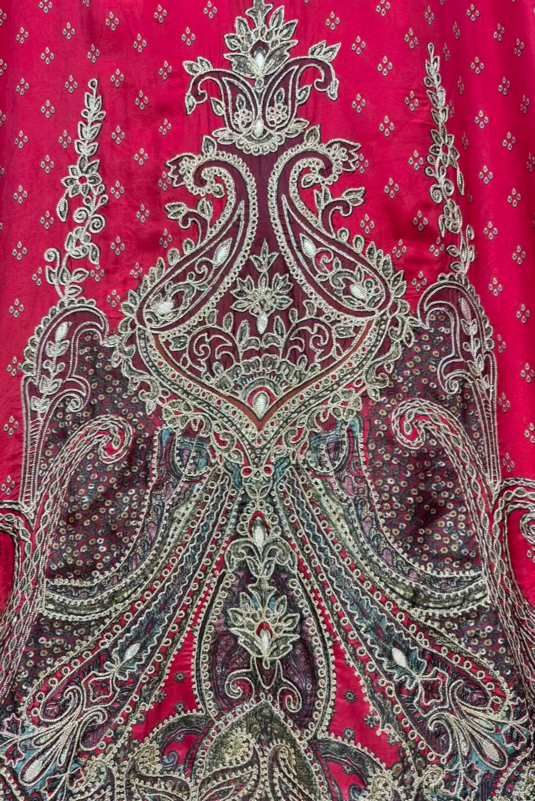 Vira Zari Crepe Suit