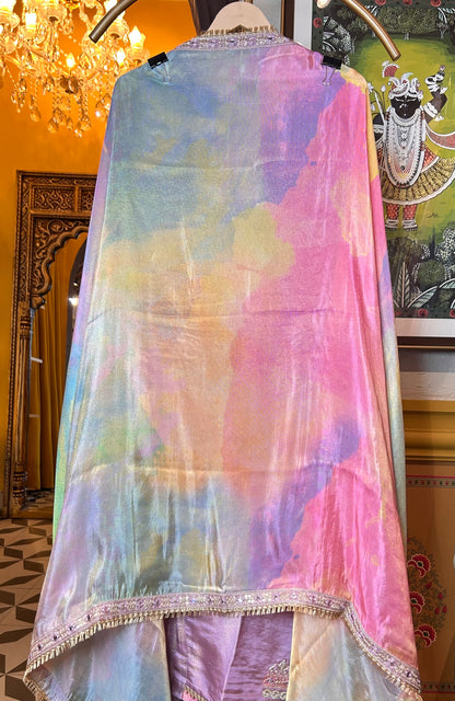 Miraaz Organza Suit (Lavender)