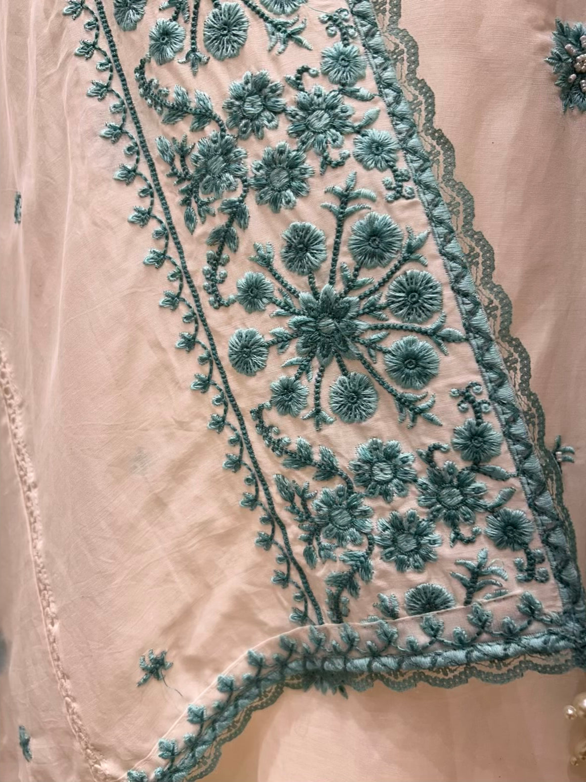 Amayra Pearl Veil Suit (Blue)