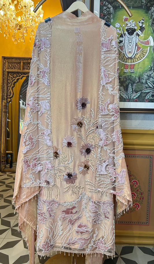 Ziba Shimmer Organza Suit