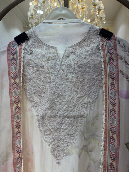Aabroo Bloom Printed Suit