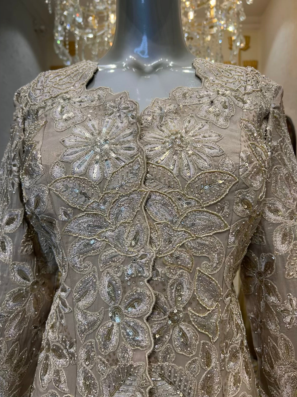 Afsara Shimmer Cape Ensemble