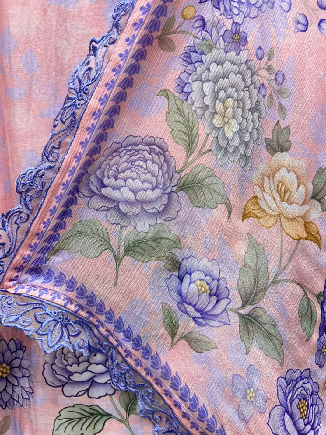 Elara Print Veil Suit (Pink)