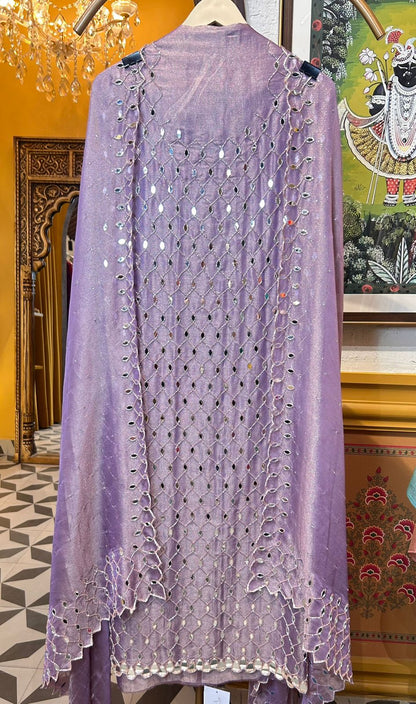 Nuraida Organza Suit (Lavender)