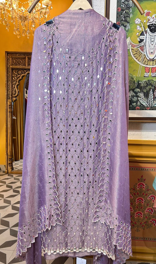 Nuraida Organza Suit (Lavender)