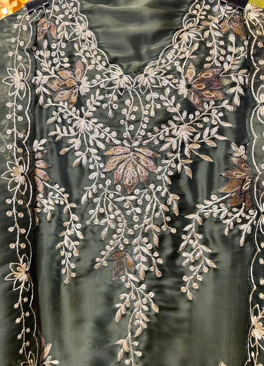 Tavira Organza Suit (Green)