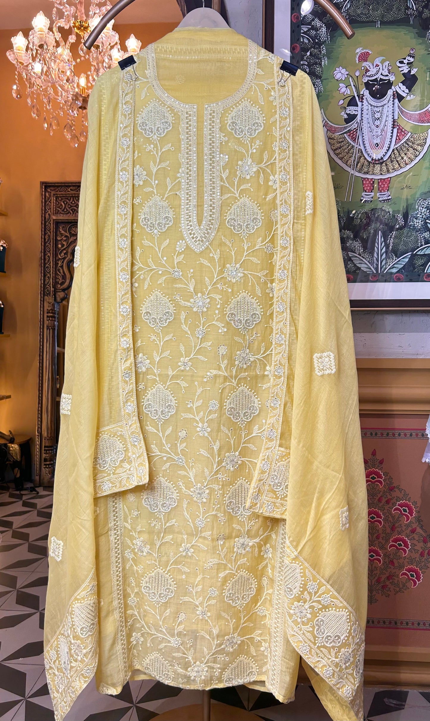 Rehmat Mul Suit (Yellow)