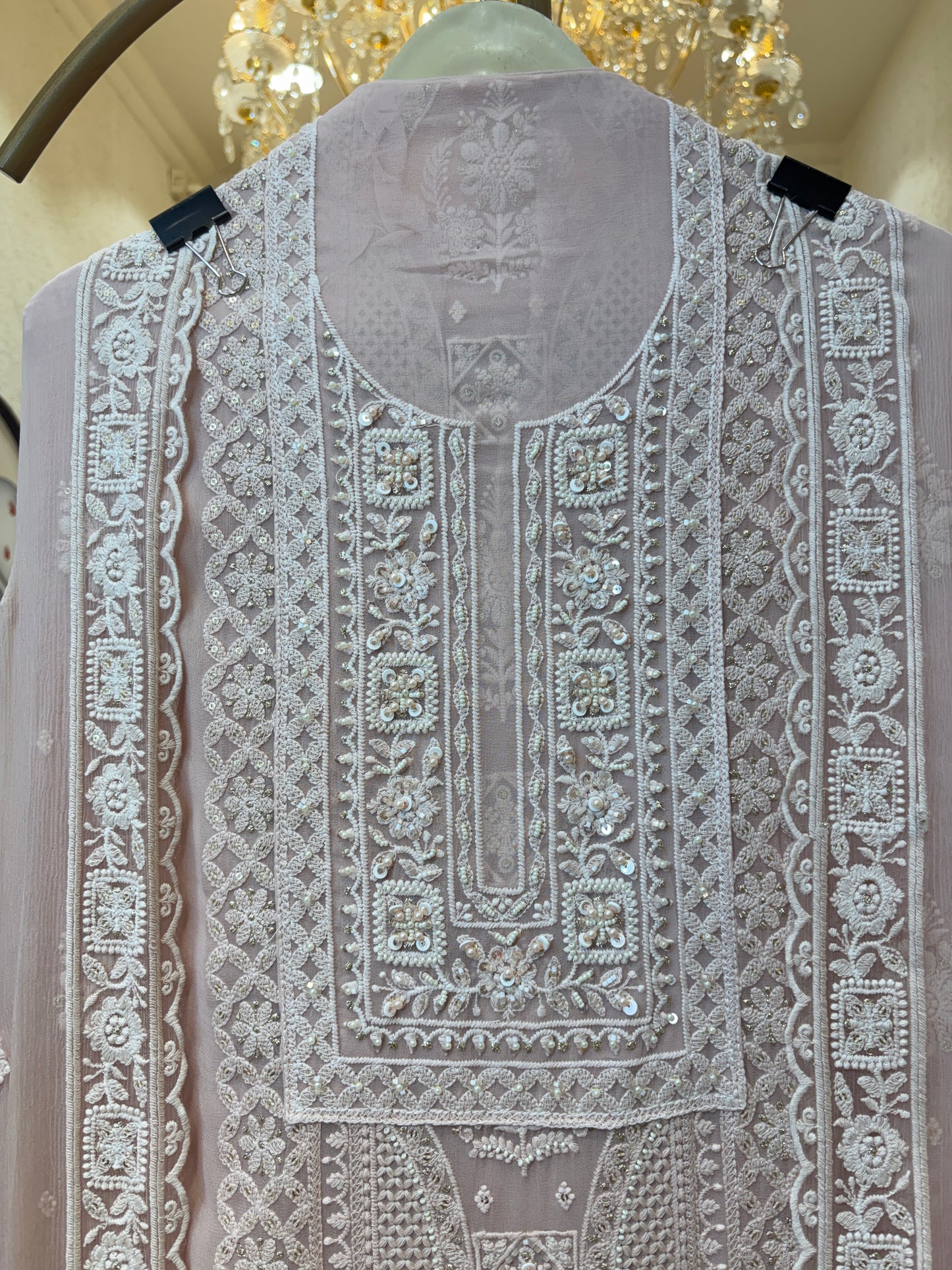 Ruhzaar Threadcraft Georgette Suit