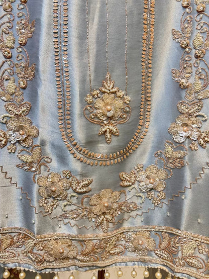 Ruhzara Lace Grace Suit (Powder Blue)