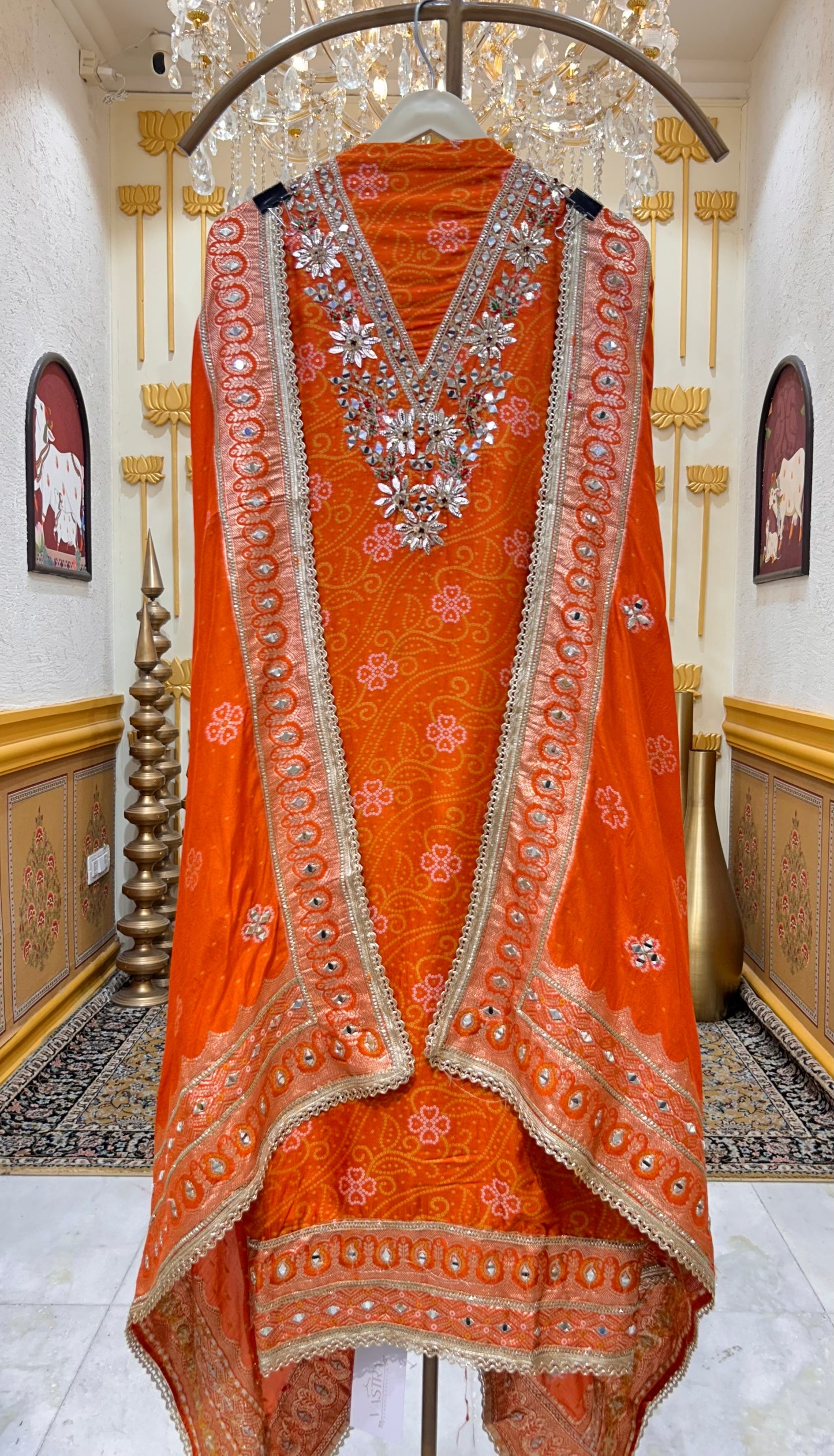 Mehrang Bandhani Suit