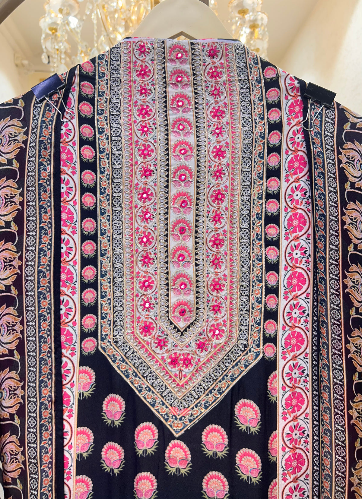 Saanjh Crepe Suit