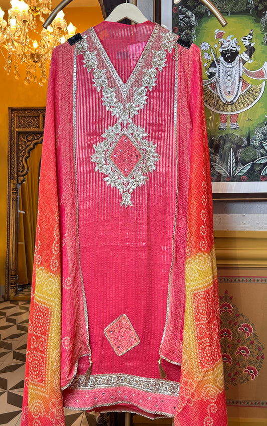Chandrika Organza Suit
