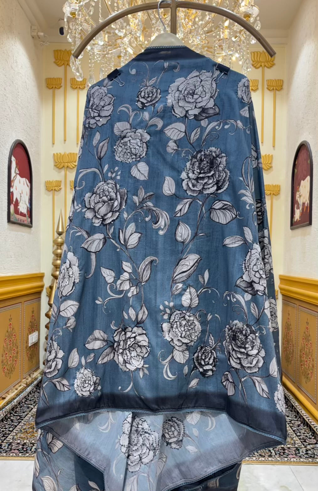Kashish Printed Chanderi Suit