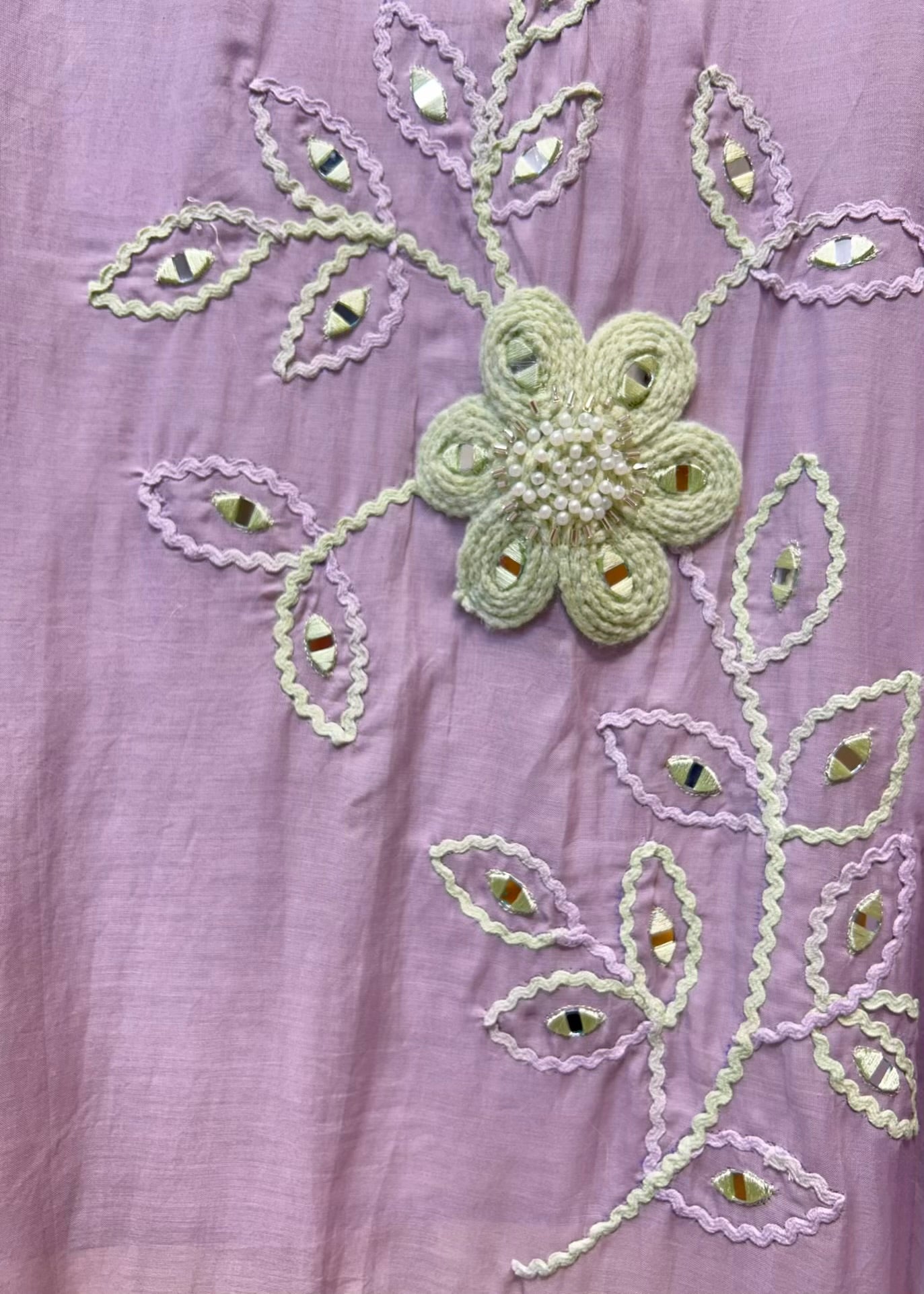 Afsana Mul Sheen Suit (Green)